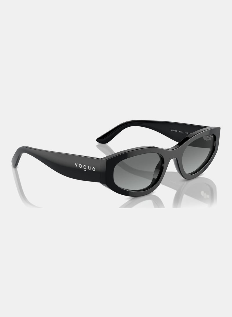 Vogue Full Rim Irregular Sunglasses 5585S, 54, W44, 11 - Image 3